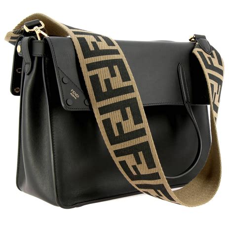 fendi ff logo crossbody bag|Fendi shoulder strap outlet.